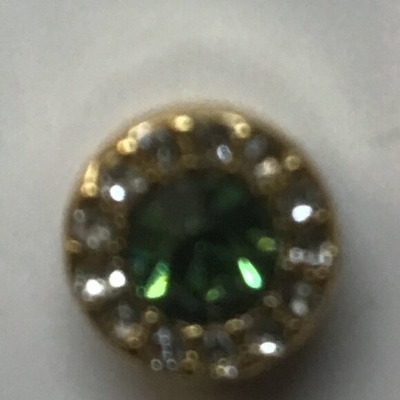 Kate Spade New Emerald and Rhinestone Earrings - Picture 2 of 3